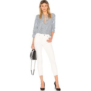 AGOLDE sophie High Rise Skinny Crop in Aero